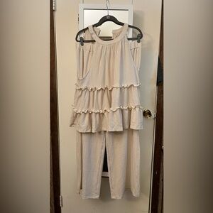 Cute Baby Doll Top w/pull on Pants